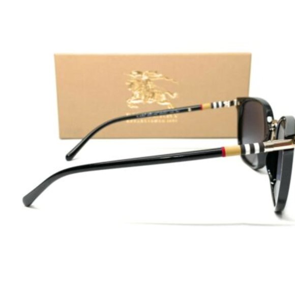 Burberry Women's Black Grey Gradient Sunglasses! - Picture 3 of 4